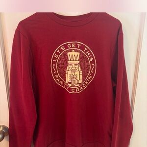 Red Graphic Sweatshirt